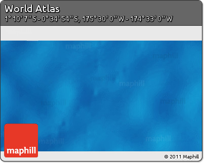 Physical 3D Map of the Area around 0° 52' 31" S, 175° 1' 30" W