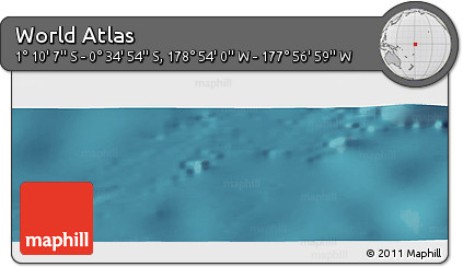 Satellite Panoramic Map of the Area around 0° 52' 31" S, 178° 25' 30" W