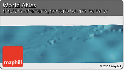 Satellite Panoramic Map of the Area around 0° 52' 31" S, 178° 25' 30" W