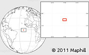 Blank Location Map of the area around 0° 52' 31" S, 19° 28' 30" W