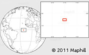 Blank Location Map of the area around 0° 52' 31" S, 21° 10' 29" W
