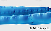 Shaded Relief Panoramic Map of the area around 0° 52' 31" S, 21° 10' 29" W