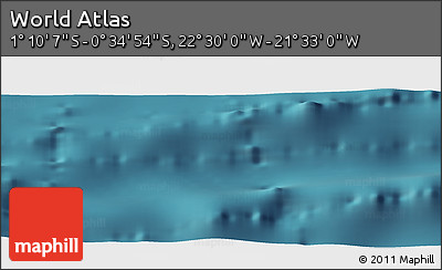 Satellite Panoramic Map of the Area around 0° 52' 31" S, 22° 1' 29" W