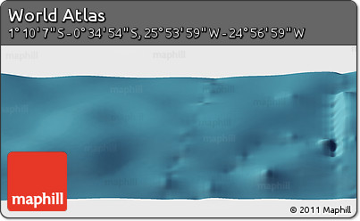 Satellite Panoramic Map of the Area around 0° 52' 31" S, 25° 25' 29" W