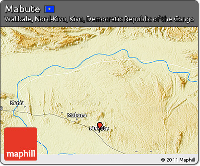 Physical 3D Map of Mabute