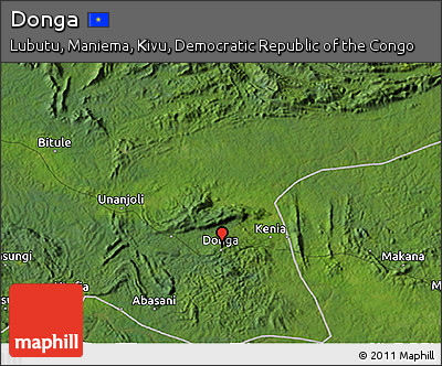Satellite 3D Map of Donga
