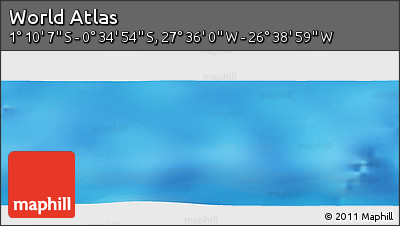 Physical Panoramic Map of the Area around 0° 52' 31" S, 27° 7' 30" W