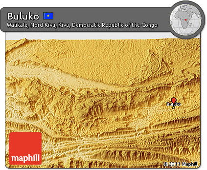 Physical 3D Map of Buluko