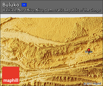 Physical 3D Map of Buluko