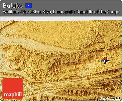 Physical 3D Map of Buluko