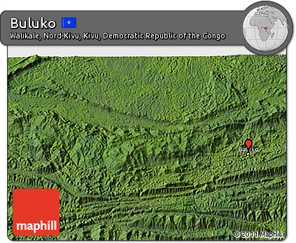 Satellite 3D Map of Buluko