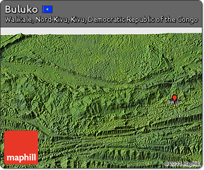 Satellite 3D Map of Buluko