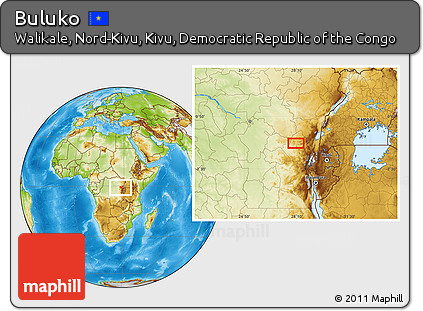 Physical Location Map of Buluko
