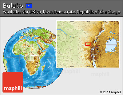 Physical Location Map of Buluko