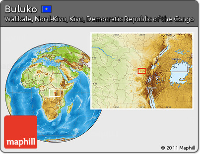 Physical Location Map of Buluko