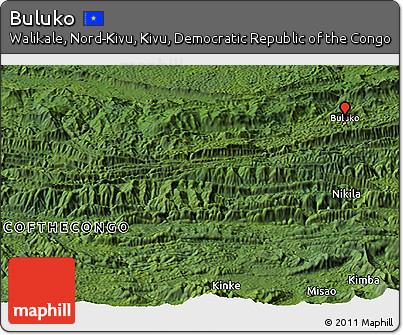 Satellite Panoramic Map of Buluko