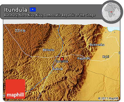 Physical 3D Map of Itundula
