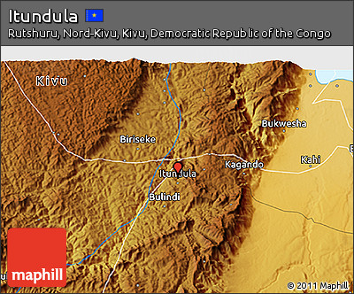 Physical 3D Map of Itundula