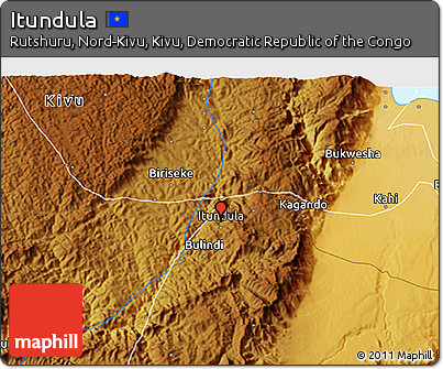 Physical 3D Map of Itundula