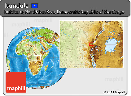 Physical Location Map of Itundula