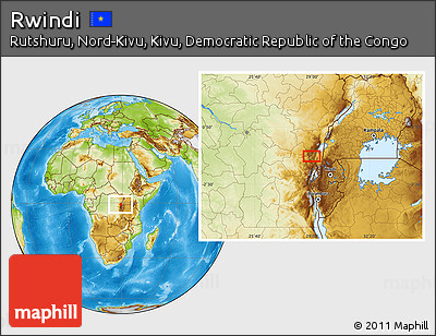 Physical Location Map of Rwindi