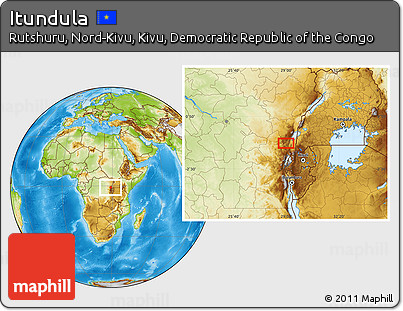 Physical Location Map of Itundula