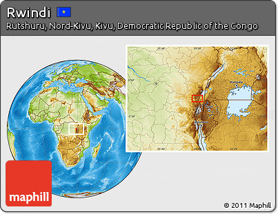 Physical Location Map of Rwindi
