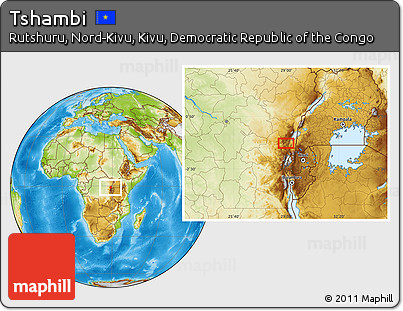Physical Location Map of Tshambi