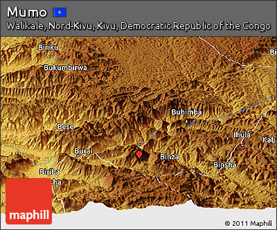 Physical Panoramic Map of Mumo