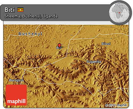 Physical 3D Map of Biti