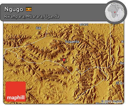 Physical 3D Map of Ngugo