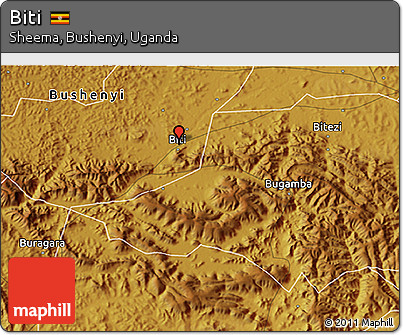 Physical 3D Map of Biti