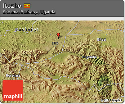 Satellite 3D Map of Itozho