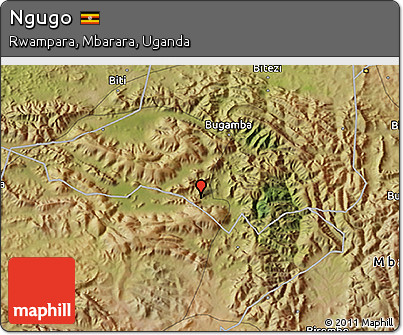Satellite 3D Map of Ngugo
