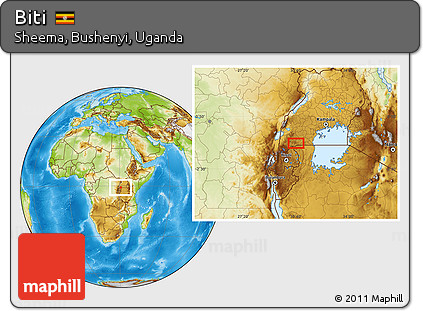 Physical Location Map of Biti