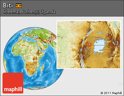 Physical Location Map of Biti