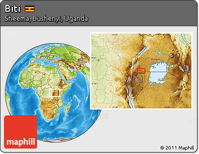Physical Location Map of Biti
