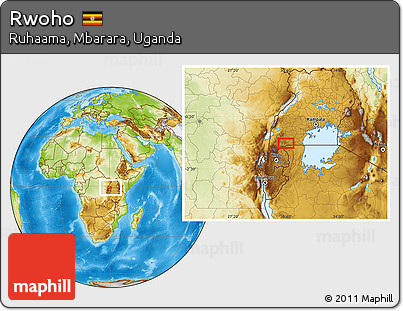 Physical Location Map of Rwoho