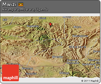 Satellite Panoramic Map of Mwizi
