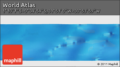 Physical Panoramic Map of the Area around 0° 52' 31" S, 31° 22' 30" W