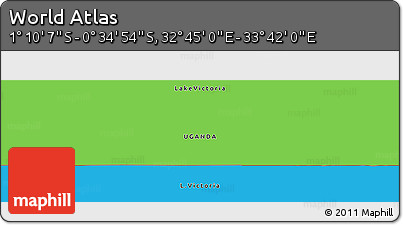 Political Panoramic Map of the Area around 0° 52' 31" S, 33° 13' 30" E