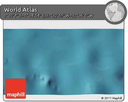 Satellite 3D Map of the Area around 0° 52' 31" S, 33° 4' 30" W
