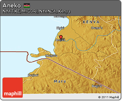 Physical 3D Map of Aneko