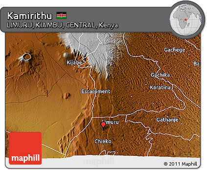 Physical 3D Map of Kamirithu