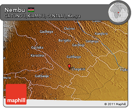 Physical 3D Map of Nembu