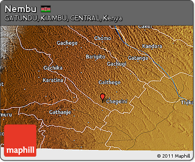 Physical 3D Map of Nembu