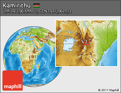 Physical Location Map of Kamirithu