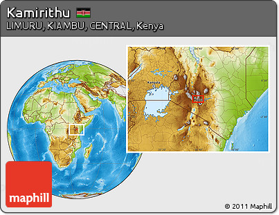 Physical Location Map of Kamirithu