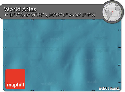 Satellite Map of the Area around 0° 52' 31" S, 36° 28' 30" W