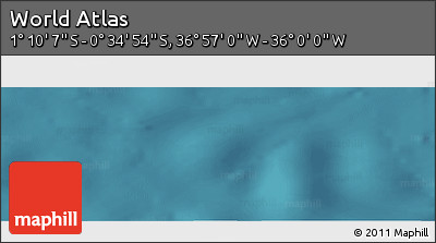 Satellite Panoramic Map of the Area around 0° 52' 31" S, 36° 28' 30" W